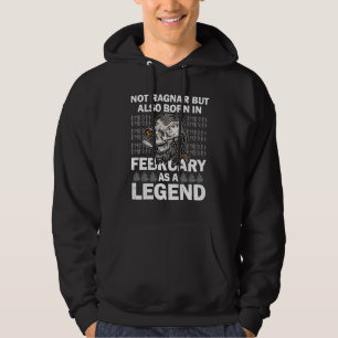 Ragnar Februar Legende Valhalla Wikinger Vater 3 Hoodie