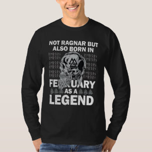 Ragnar Februarleende Valhalla Wikinger Vater 6 T-Shirt