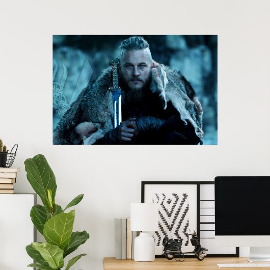 Ragnar Lothbrok viking Poster (Heimbüro)