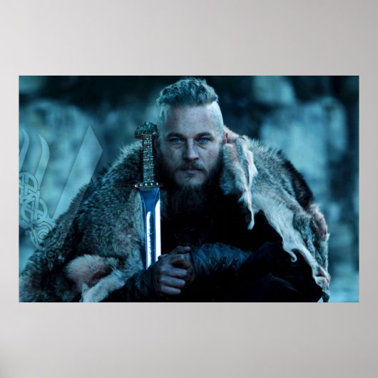 Ragnar Lothbrok viking Poster (Vorne)