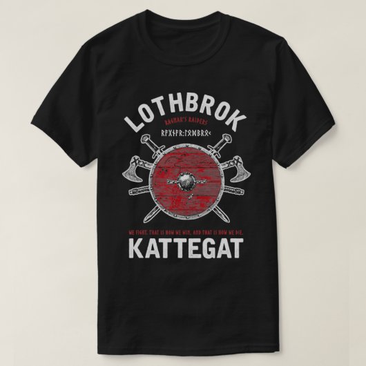 Ragnar Lothbrok von Kattegat T-Shirt (Design vorne)