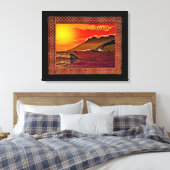 Ragnarok für Wale Leinwanddruck (Insitu (Schlafzimmer))