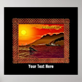 Ragnarok für Wale Poster (Vorne)