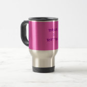 Rags2Retro Reisebecher (Vorderseite Links)