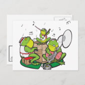 RAGTIME FROGS POSTKARTE (Vorne/Hinten)