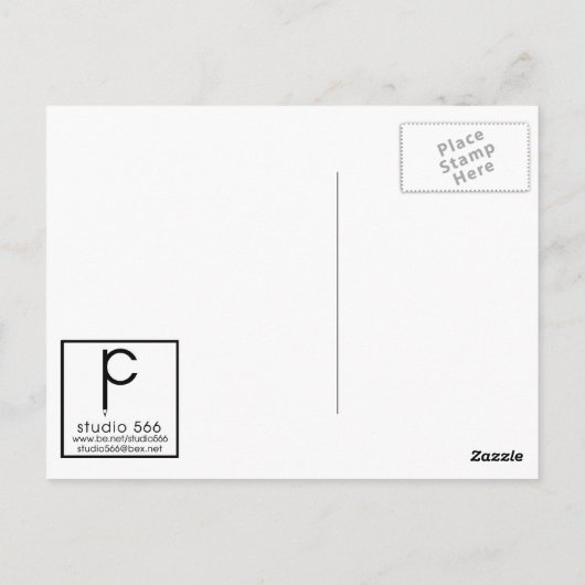 RAGTIME FROGS POSTKARTE (Rückseite)