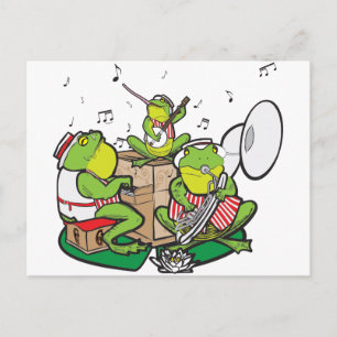 RAGTIME FROGS POSTKARTE