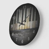 Ragtime Große Wanduhr (Winkel)