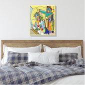 "Ragtime Scene" von Ruchell Alexander Leinwanddruck (Insitu (Schlafzimmer))