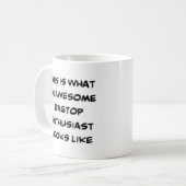 Ragtop-Enthusiast, phantastisch Kaffeetasse (Vorderseite Links)