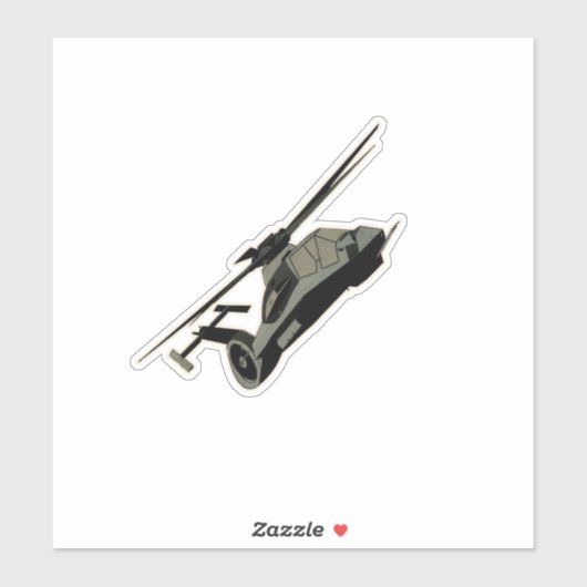 RAH-66 Comanche, Stealth Helicopter Aufkleber (Blatt)