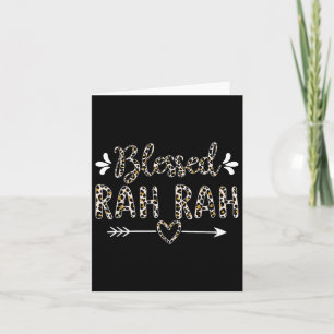 Rah Rah Grandma Grandmutter Niedlich Leopard Karte