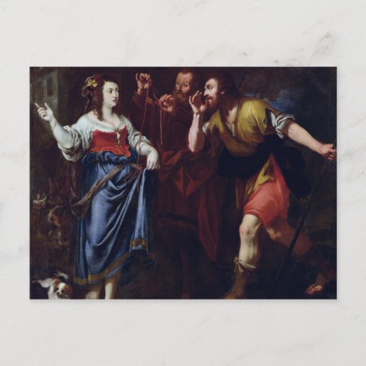 Rahab und die Abgesandte von Joshua Postkarte (Vorderseite)