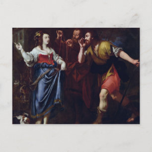 Rahab und die Abgesandte von Joshua Postkarte