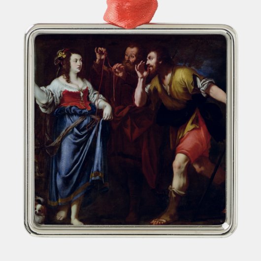 Rahab und die Abgesandte von Joshua Silbernes Ornament (Vorne)