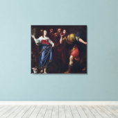 Rahab und die Emissaries von Joshua Leinwanddruck (Insitu (Holzboden))