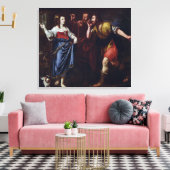 Rahab und die Emissaries von Joshua Leinwanddruck (Insitu (Wohnzimmer))