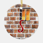 Rahab und die Scarlet Ribbon Jesse Tree Keramik Ornament (Vorne)