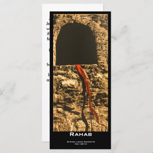 "Rahab" Value-Lesezeichen (Vorne/Hinten)