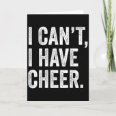 Rahiltees Co. I Can't I Have Cheer Cheerleader - B Karte (Vorderseite)