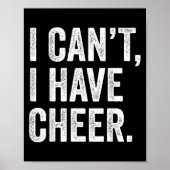 Rahiltees Co. I Can't I Have Cheer Cheerleader - B Poster (Vorne)