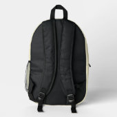 Rahm Bedruckter Rucksack (Rückseite)