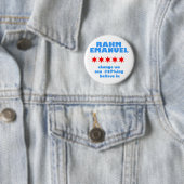 Rahm Emanuel für Bürgermeister Button (Beispiel)