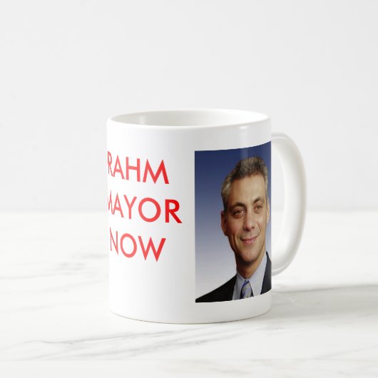 Rahm Emanuel für Bürgermeister Kaffeetasse (VorderseiteRechts)