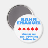 Rahm Emanuel für Bürgermeister Magnet (Vorderseite/Rückseite)