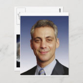 Rahm Emanuel für Bürgermeister Postkarte (Vorne/Hinten)