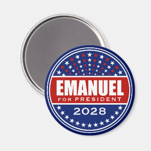 Rahm Emanuel für Präsident 2028 Magnet