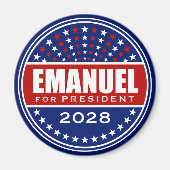 Rahm Emanuel für Präsident 2028 Magnet (Vorne)