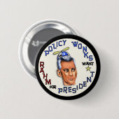 Rahm Emanuel für Präsidenten 2016 Button (Vorne & Hinten)