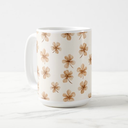 Rahmblumen Kaffeetasse (Vorderseite Links)