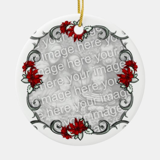 Rahmen-Andenken-Verzierung KRW elegante Keramikornament (Vorne)