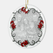 Rahmen-Andenken-Verzierung KRW elegante Keramikornament (Links)