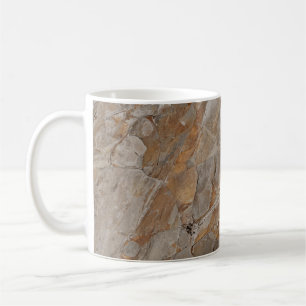 Rahmen aus braunem und grauem Beton Kaffeetasse