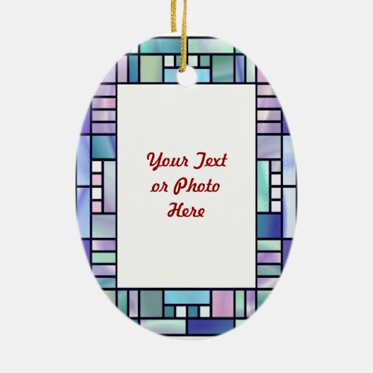 Rahmen aus Foto Keramikornament (Hinten)