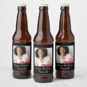 Rahmen, benutzerdefiniertes Foto - Personalisiert Bierflaschenetikett (Flaschen)