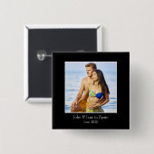 Rahmen, benutzerdefiniertes Foto - Personalisiert Button (Vorne & Hinten)