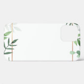 Rahmen-Blätter mit Aquarellfarben Case-Mate iPhone Hülle (Rückseite (Horizontal))