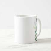 Rahmen-Blätter mit Aquarellfarben Kaffeetasse (VorderseiteRechts)