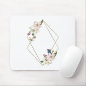 Rahmen Blume 2 Mousepad (Mit Mouse)