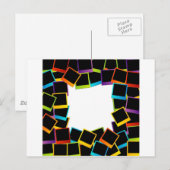 Rahmen bunt postkarte (Vorne/Hinten)