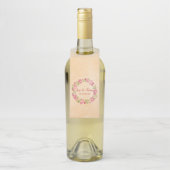 Rahmen der Blume Flaschenanhänger (Auf Flasche)