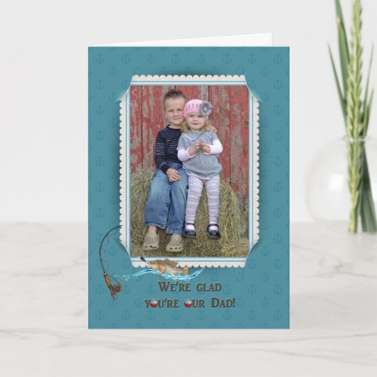 Rahmen des Tages des Vaters Karte (Vorderseite)