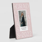 Rahmen-EDITABLE-FARBEN-Abschluss-Plaque Fotoplatte (Seite)