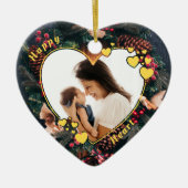 Rahmen-Foto mit Kleider-Hintergrund Keramik Ornament (Vorne)