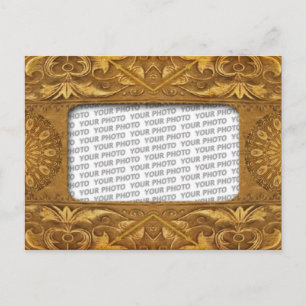 Rahmen für antike Kunst Postkarte