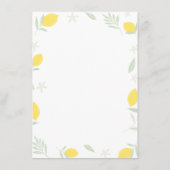 Rahmen für Aquarellfarben Begleitkarte (Rückseite)